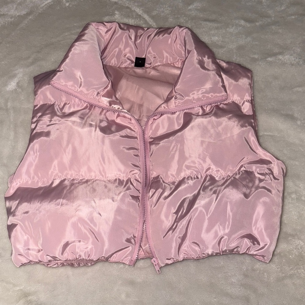 Pink Puffer Vest